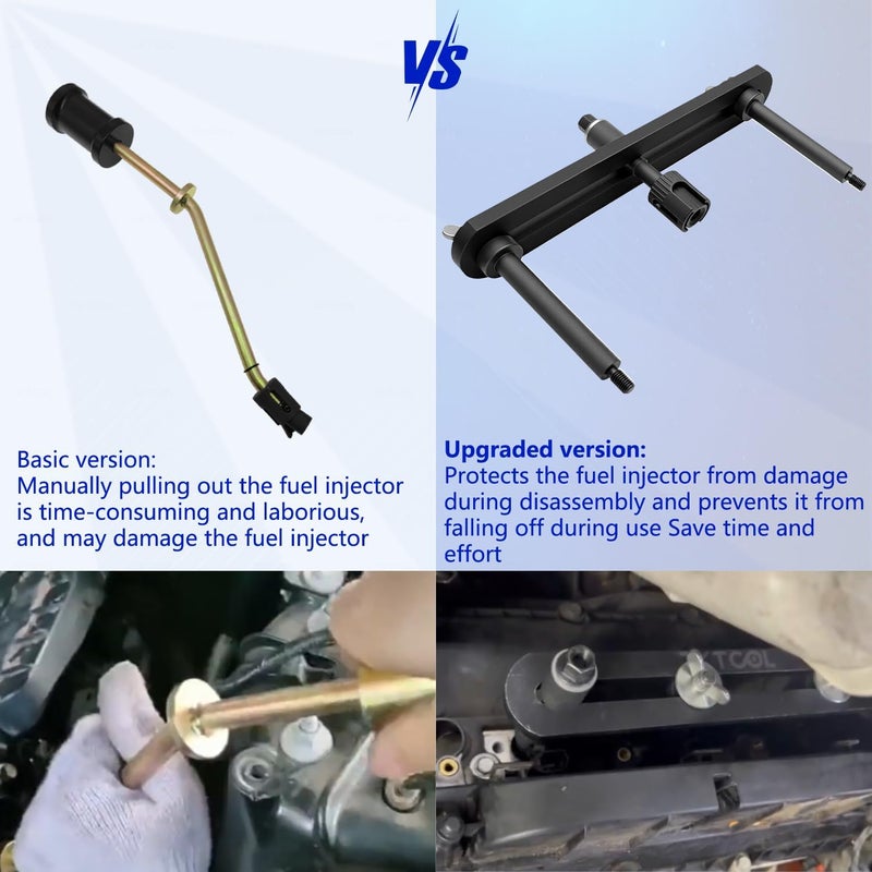 ZKTOOL New Upgraded Version Fuel Injector Puller Removal Tool Compatible with Land Rover Jaguar 3.0L 5.0L Gasoline Engine, Easily Remove Fuel Injectors Without Damage, Replaceable 310-197 - Image 4